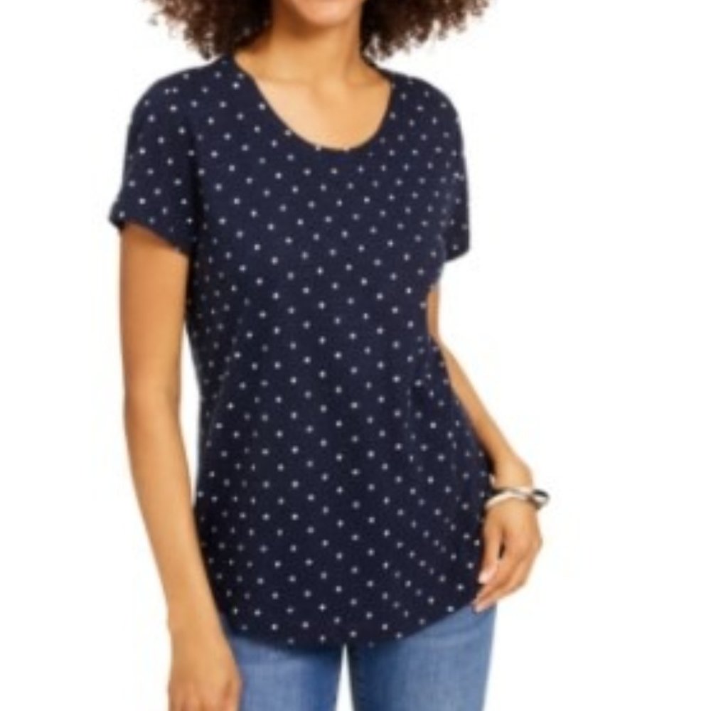 NWT Style & Co Polka Dot T-Shirt